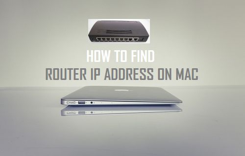 Find Router IP Address on Mac