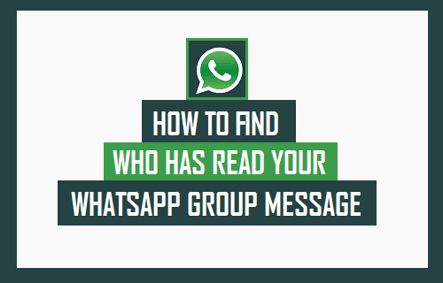 Find Who Has Read Your WhatsApp Group Message