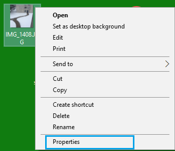 View Image File Properties On Windows Computer