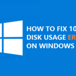 How you can Repair 100% Disk Utilization in Home windows 10