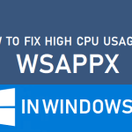 How to Fix High CPU Usage By WSAPPX in Windows 10