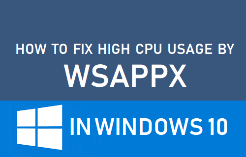 How to Fix High CPU Usage By WSAPPX in Windows 10