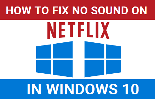 Fix No Sound on Netflix in Windows 10 