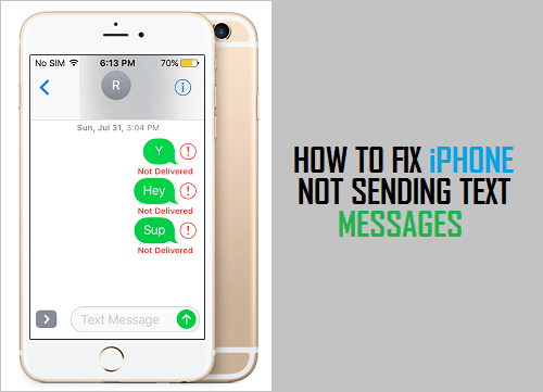 Fix iPhone Not Sending Text Messages