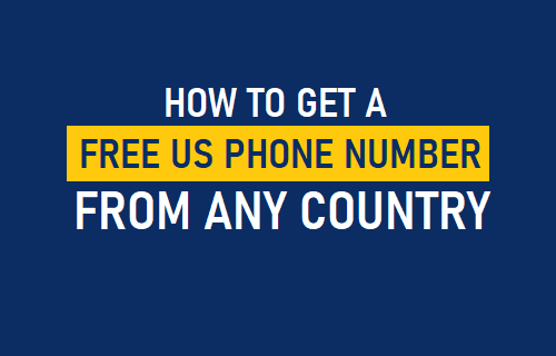 Get a Free US Phone Number From Any Country