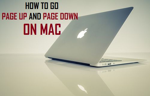 Go Page Up and Page Down on Mac 