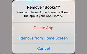 Delete App Option on iPhone