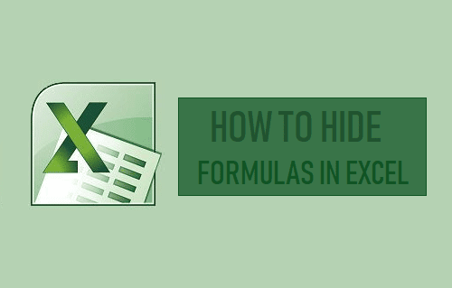 Hide Formulas in Excel