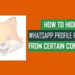 Find out how to Cover WhatsApp Profile Image From Particular Contacts