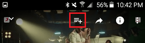 Add to Playlist Button in YouTube App