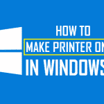 Make Printer Online in Windows 10