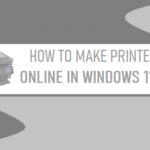 Make Printer Online in Windows
