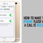 Make Your iPhone Flash When A Call is Received