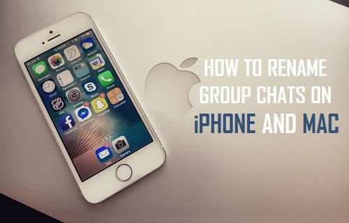 Rename Group Chats On iPhone and Mac