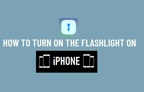 Use iPhone Flashlight