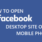 How one can Open Fb Desktop Website on Cellular Telephone