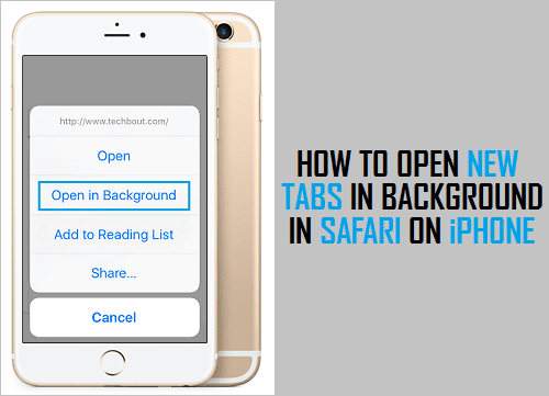 Tips On How To Open New Safari Tabs In Background On IPhone - Mundobytes