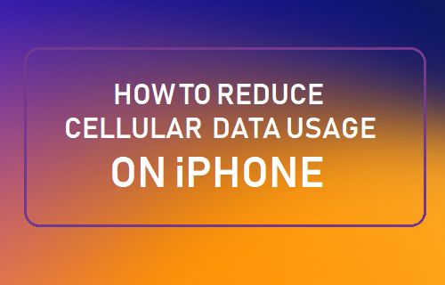 Reduce Cellular Data Usage on iPhone