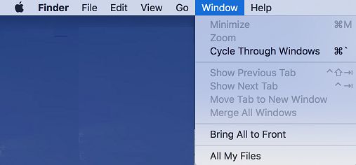 Mac Menus With Transparency Enabled