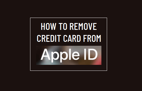 Remove Credit Card from Apple ID
