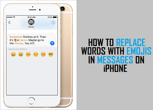 Replace Words With Emojis In Messages On iPhone