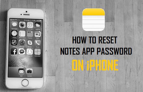 Reset Notes App Password On iPhone