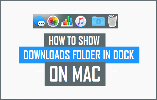 Show Downloads Folder in Dock on Mac