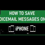 Save Voicemail Messages On iPhone