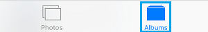 Albums Tab in iPhone Photos App