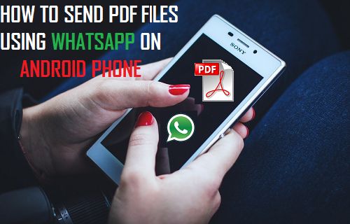 Send PDF Files Using WhatsApp On Android Phone