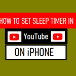 Set Sleep Timer in YouTube on iPhone