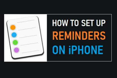Set Up Reminders on iPhone