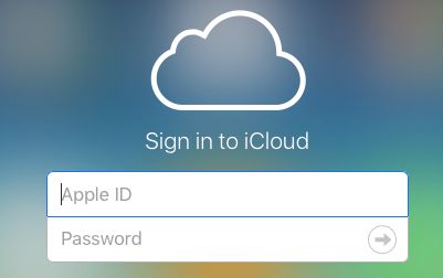 Sign-in to iCloud Account