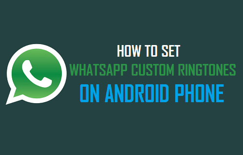 Set WhatsApp Custom Ringtones on Android Phone