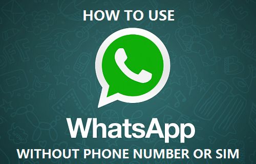 WhatsApp Without Phone Number or SIM