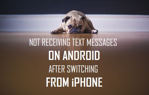 Not Receiving Text Messages On Android After Switching From iPhone