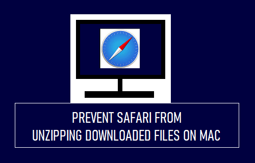 stop safari unzipping downloads