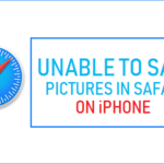 Unable to Save Pictures in Safari on iPhone