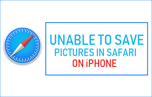 Unable to Save Pictures in Safari on iPhone