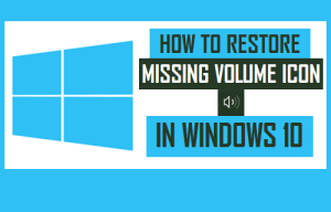 The quantity icon is missing from the taskbar in Windows 10 Home ...