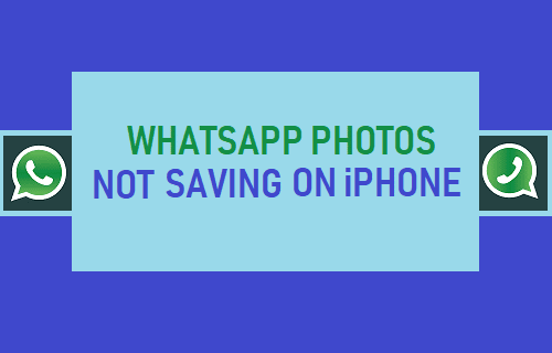 WhatsApp Photos Not Saving on iPhone