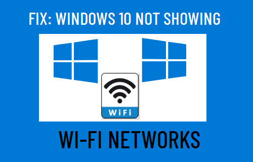 Windows 10 Not Showing WiFi Networks