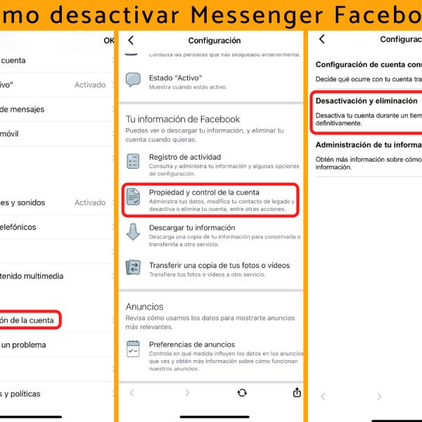 ¿Cómo puedo desactivar Facebook Messenger para Android?