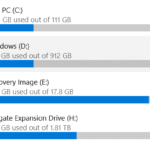 ¿Son suficientes 256 GB para Windows 10?