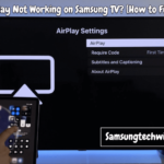 Airplay se desconecta en el televisor Samsung: ¿Por qué?