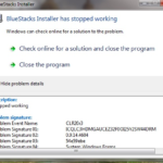 Bluestacks no funciona con Windows 7.