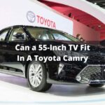 ¿Qué tamaño puede tener el televisor que quiero instalar en un Toyota Camry?