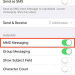 ¿Cómo puedo activar los MMS en el iPhone 5?