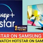 ¿Cómo puedo obtener la aplicación Hotstar en Samsung Smart TV?