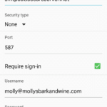 ¿Cómo puedo configurar la mensajería Android de Godaddy?